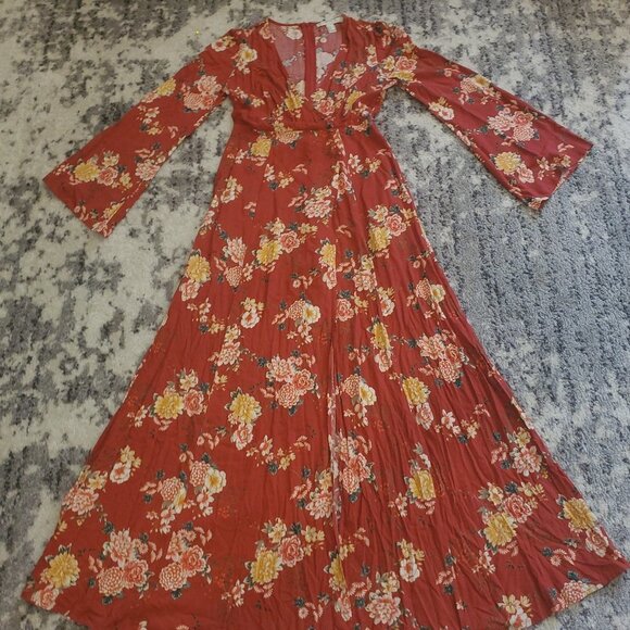 Forever 21 Contemporary | Floral Maxi Romper| - Picture 1 of 13